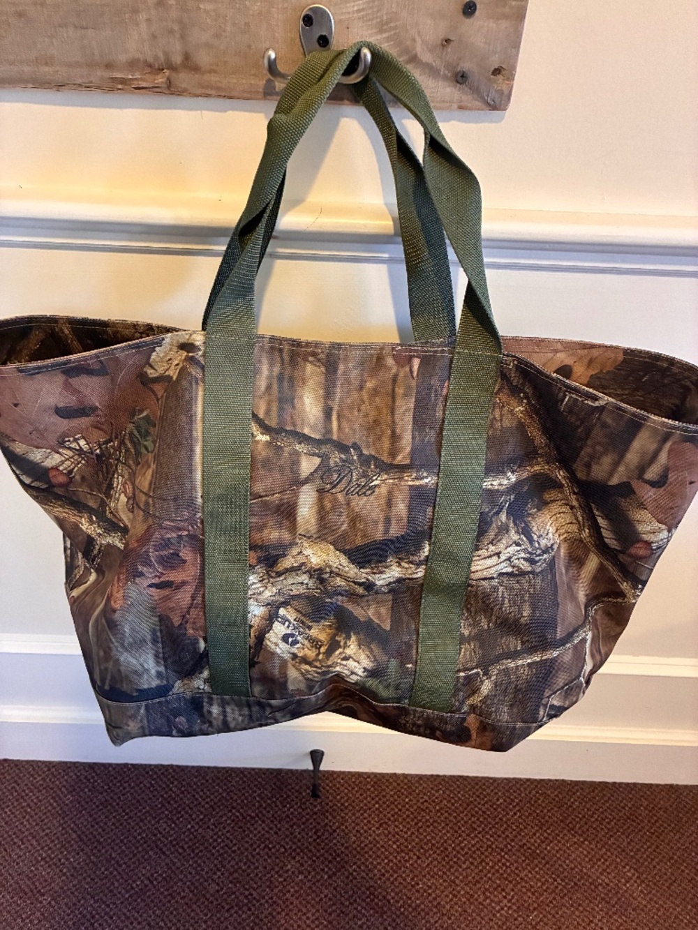 LL Bean XL Realtree camo tote